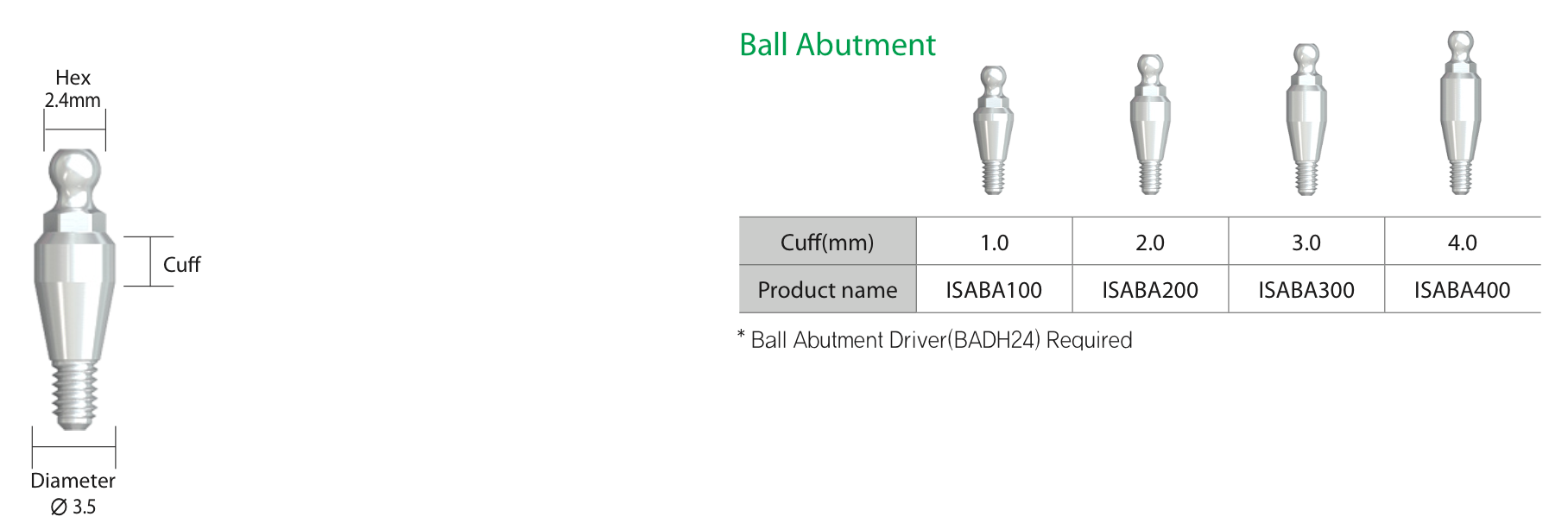 IS Ball Abutment