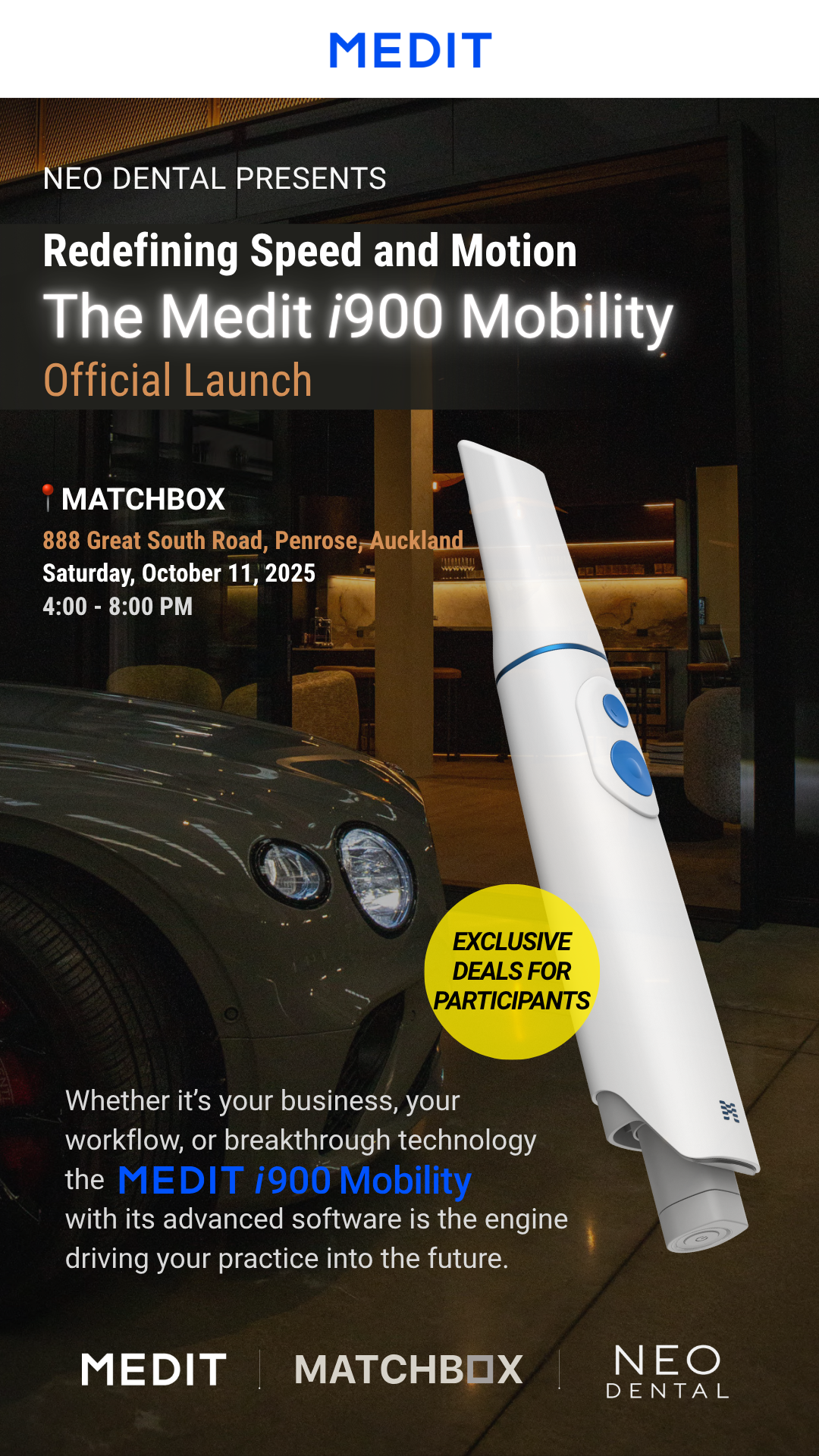 Oct 2025 - The Medit i900 Mobility | Launch Event, Auckland