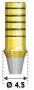 Ti-Cylinder Abutment 4.5