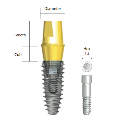 IS Hex Cementation Abutment - Neo Implants