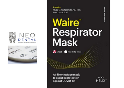 Waire™ Respirator Mask N95 Level (7 masks/pk)